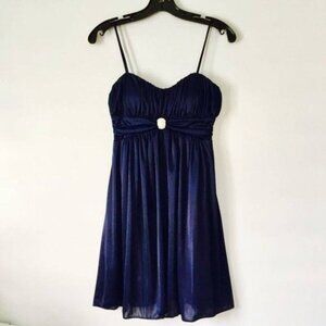 Style & Co  Royal Blue Sweetheart Babydoll Dress